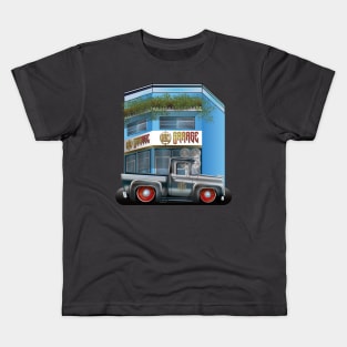 CS Cartoon Machines PickUp Truck And Garage V 1.1. Kids T-Shirt